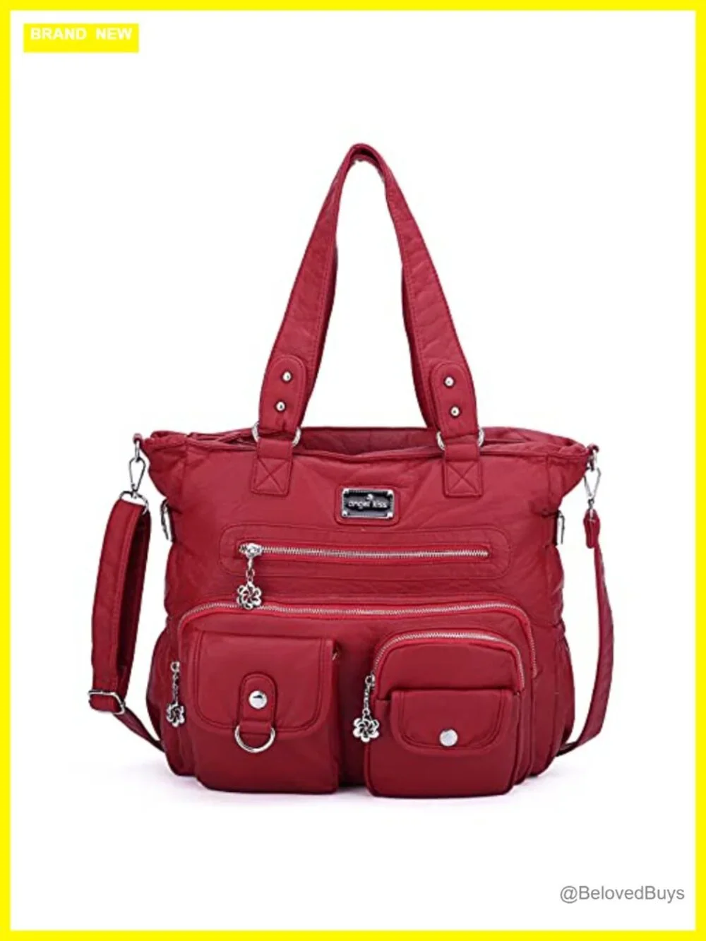 Soft Faux Leather Hobo Bag Satchel Shoulder Bag Crossbody Tote